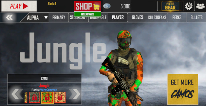 Bullet Force Player Customization